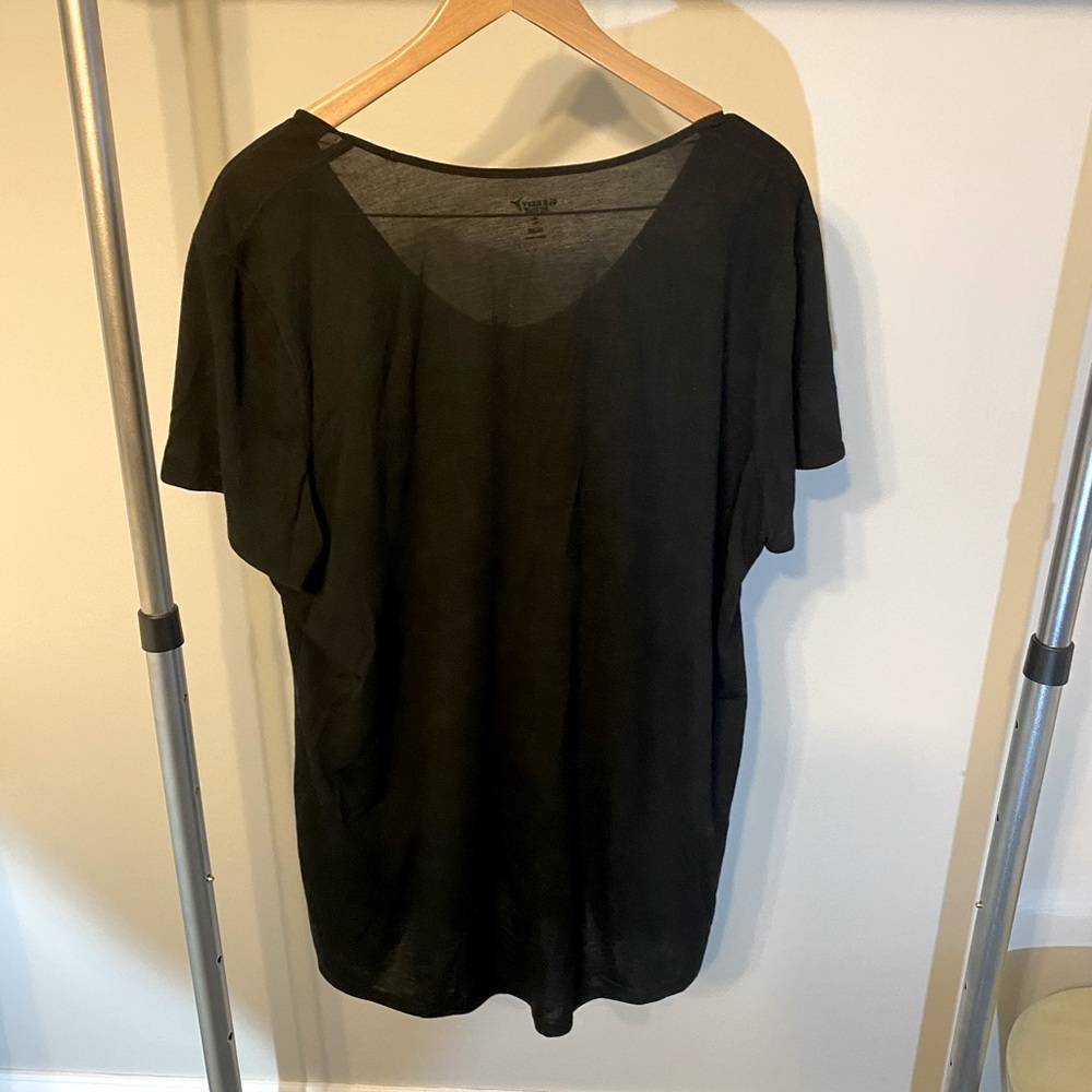 Old Navy Active Scoop Neck Tunic/Tee XXL Tall EUC - Black
